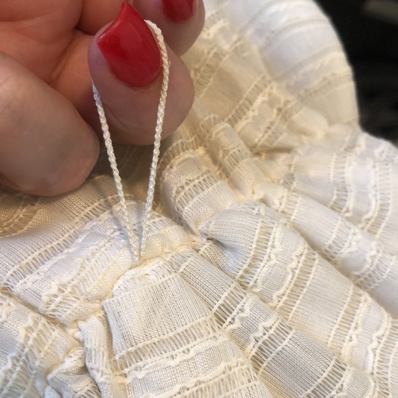 Burt Stanley Cream 1962 Vintage Housewife Dress Size 13-14 - Picture 16 of 16